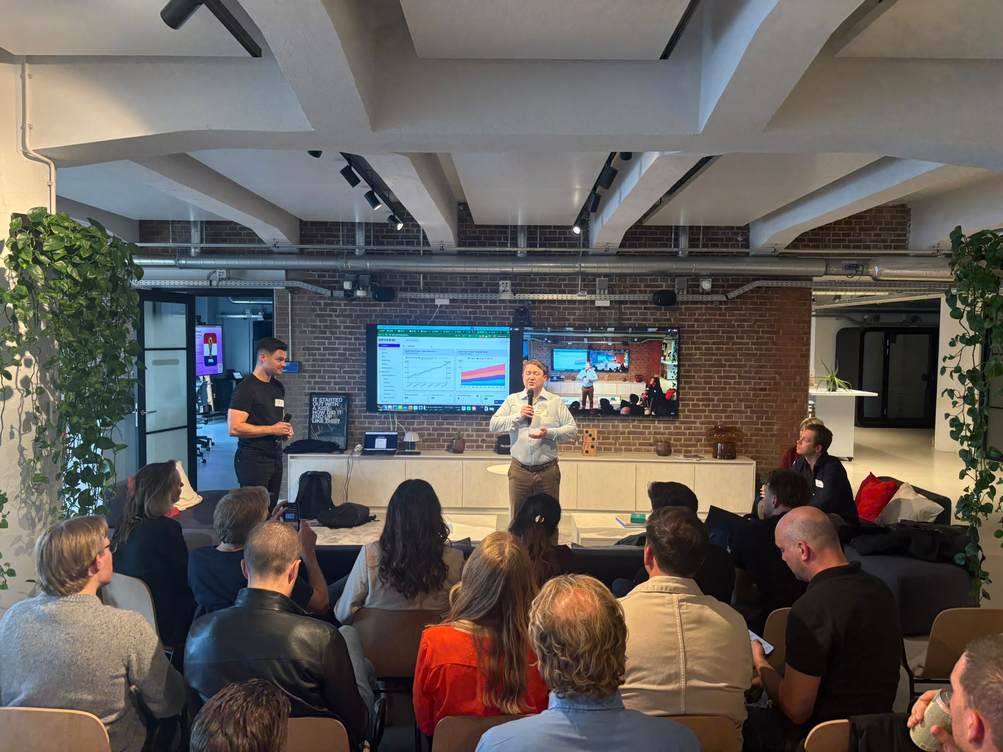 The room during a founder talk