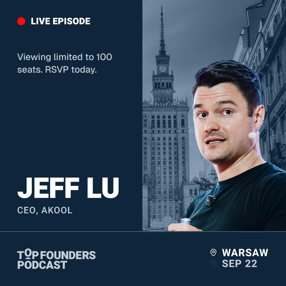 Live episode · podcast promo template